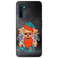 Lopard Oppo Realme 6 Uyumlu Kılıf Tattoo's (33) Hybrid Kılıf Stay Wild