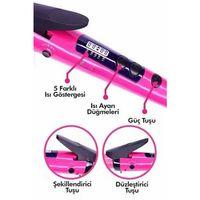 Saç Düzleştirici Şekillendirici Saç Maşası İkili Şekillendirici Isı Ayarlı