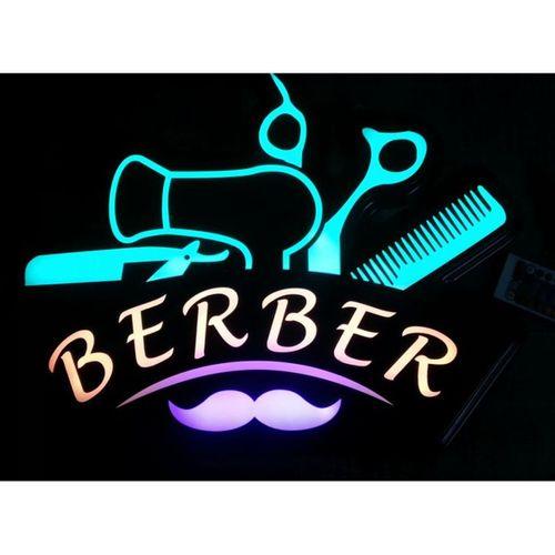 Berber Led Neon Tabela KUMANDALI 16 RENK 54x40cm