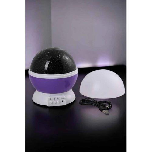 Yıldızlı Gökyüzü Projeksiyon Gece Lambası Hareketli Işık Şovu