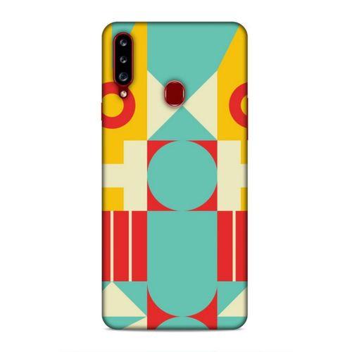 Samsung Galaxy A20s Uyumlu Kılıf Insomnia (24) Darbe Emici Kılıf Bej Sarı