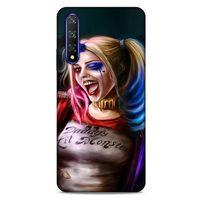 Huawei P Smart S 2020 Uyumlu Kılıf Harley Quinn (8) Baskılı Kılıf Siyah