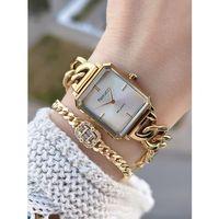 Ferrucci Zincir Tasarım 2 Yıl Garantili 3 Atm Suya Dayanıklı Kadın Kol Saati+Bileklik Z03494.4