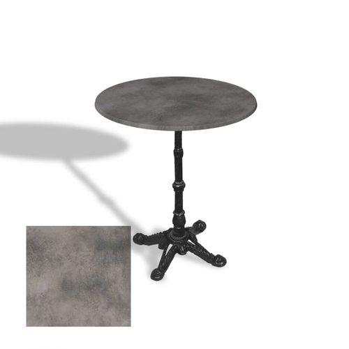 Dockers Çipa 1002 Döküm Ayak Yuvarlak Masa Çap 80cm - (Werzalit, Wermodin ve Allzalit Tabla) - Copperfield