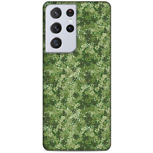 Lopard Samsung Galaxy S21 Ultra Uyumlu Kılıf Kamuflaj (58) Baskılı Kılıf