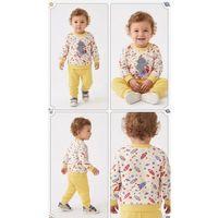 6/18 Ay Galaksi Baskılı Bebek Takımı