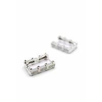 Dikdörtgen Küpe - Gümüş