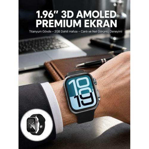 Rs12 Pro+ 2025 Serisi Özel Üretim Full Ekranlı Akıllı Saat – Nabız Ve Uyku Takibi, Bluetooth Arama, Garantili, Güçlü Batarya