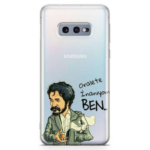 Samsung Galaxy S10e Kılıf Caps Oraleti Seviyorum Ben Arka Kapak Koruma Desenli Full Koruyucu