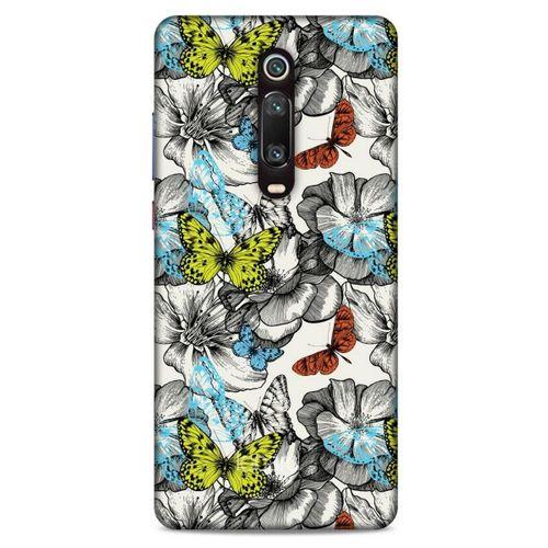 Xiaomi Mi 9T Pro Kılıf Kelebek Etkisi (22) Tam Koruma Kılıfı Cam Göbeği