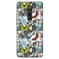Xiaomi Mi 9T Pro Kılıf Kelebek Etkisi (22) Tam Koruma Kılıfı Cam Göbeği