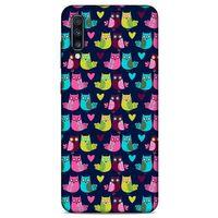Baykuşlar (47) Desenli Silikon Kapak Telefon Kabı Samsung Galaxy A70 Kılıf