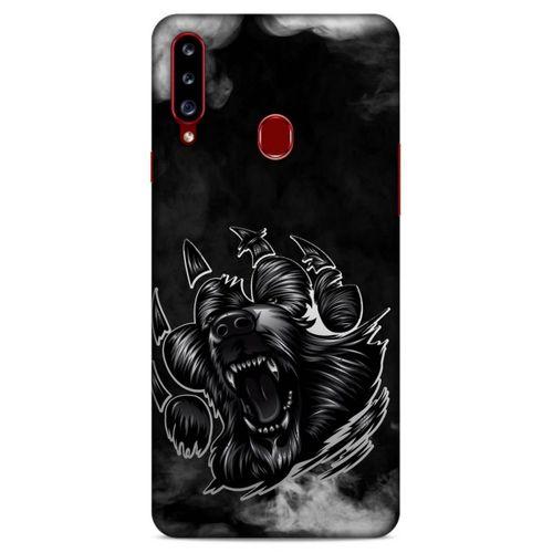 Lopard Samsung Galaxy A20s Uyumlu Kılıf Tattoo's (19) Kılıfları Siyah