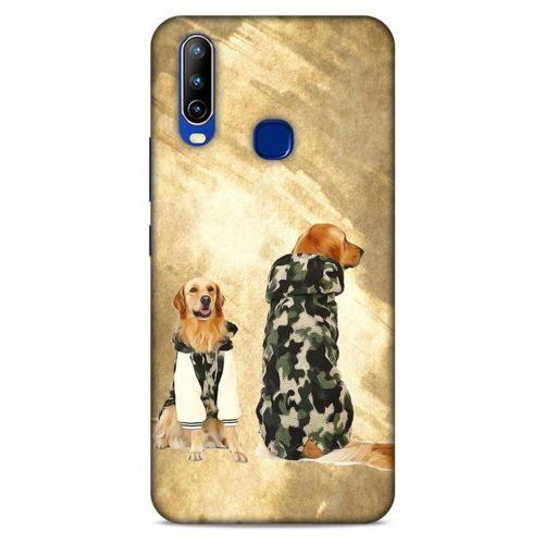 General Mobile GM 10 Kılıf Köpek Kıyafetleri (32) Soft Silikon Kılıf Golden Kapişonlu Polar