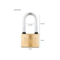 Kale Asma Kilit Çelik Uzun Pirinç 60 Mm