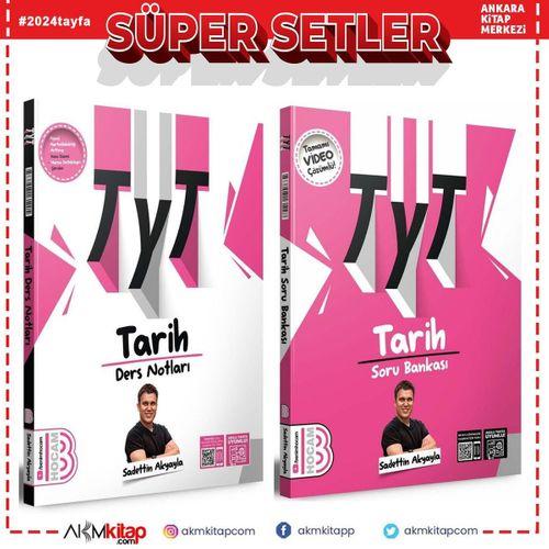 Benim Hocam TYT Tarih Video Ders Defteri ve Soru Bankası Seti 2 Kitap