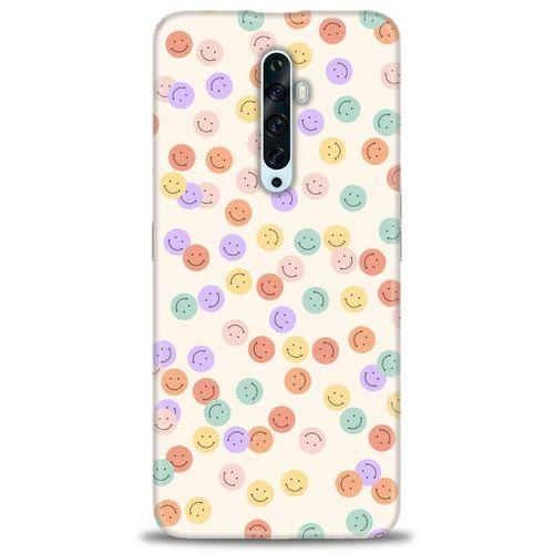 Oppo Reno 2Z Kılıf HD Baskılı Kılıf - Gülen Yüzler + Tam Ekran Koruyucu