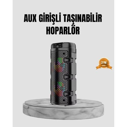 Taşınabilir Bluetooth Hoparlör Çift Sürücü Güçlü Bas Hd Ses Çoklu Bağlantı