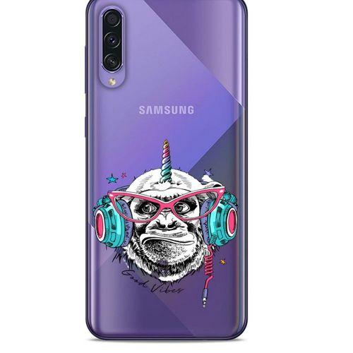 Zoologix (15) Samsung Galaxy A51 Şeffaf Kılıf Silikon Desenli