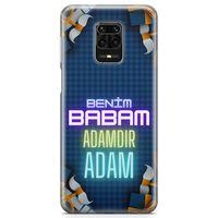 Xiaomi Redmi Note 9S Kılıf Babalar Günü Hediyesi Arka Kapak Koruma Desenli Full Koruyucu