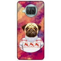 Xiaomi Mi 10T Lite 5G Kılıf Köpek Kıyafetleri (6) Silikon Kılıf Pug Kazak