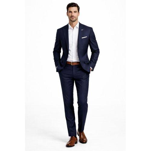 Erkek Silim Fit Yelekli Çift Yırtmaçlı Takım Elbise BGL-ST05327