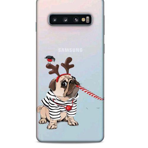 Zoologix (21) Samsung Galaxy S10 Şeffaf Kılıf Silikon Desenli