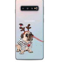 Zoologix (21) Samsung Galaxy S10 Şeffaf Kılıf Silikon Desenli