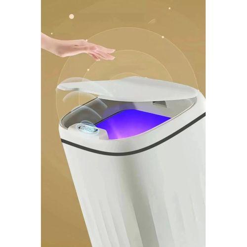 Akıllı Sensörlü Çöp Kovası 20L - UV Işık Antibakteriyel & Koku Geçirmez Otomatik Mutfak Ofis Banyo Kovası