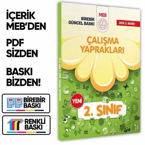 2026 MEB İlkokul 2 Sınıf Çalışma Yaprakları TÜM DERSLER Etkinlikli Eğlenceli S Bankası BASKI ÜCRETİ