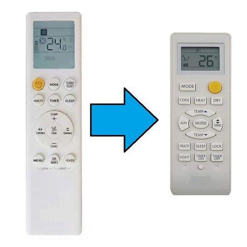 Haier İnverter Klima Kumandası-Resimde Sağdaki Gönderilir