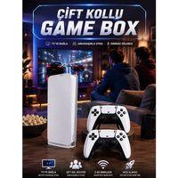 3d Çift Oyun Kollu 4k Hd Ekran Nostaljik 20 000 Oyunlu Beyaz Game Box