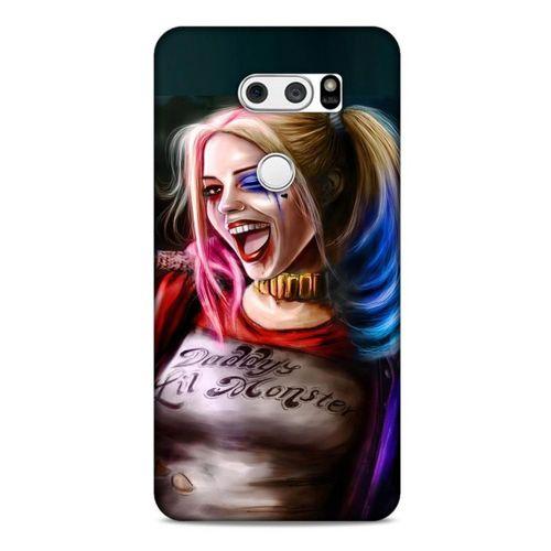LG K40S Uyumlu Kılıf Harley Quinn (8) Baskılı Kılıf Siyah