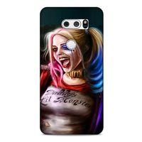 LG K40S Uyumlu Kılıf Harley Quinn (8) Baskılı Kılıf Siyah