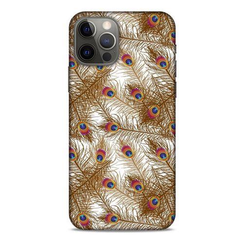 Apple iPhone 12 Pro Kılıf Desenli Özel Seri Tüyler (25) Antişok Kapak