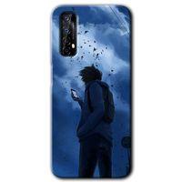 Realme 7 Kılıf HD Desen Baskılı Arka Kapak - Sonbahar Yalnızlığı