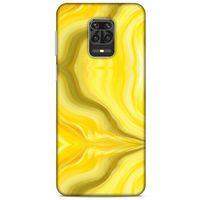Mermer Desenli (11) Tema Tam Koruma Sarı Xiaomi Redmi Note 9 Pro Kılıf