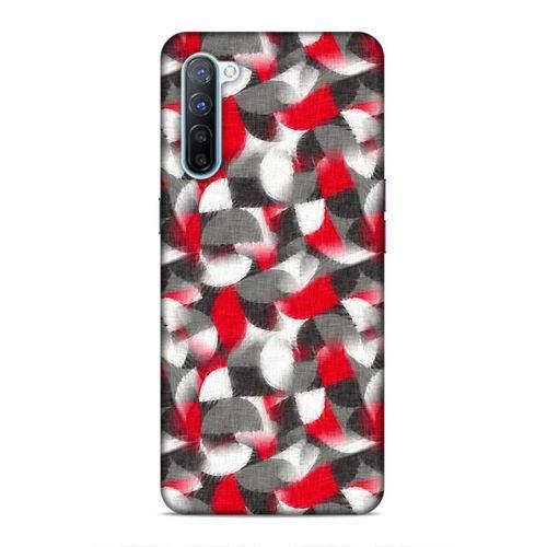Oppo Reno 3 Uyumlu Kılıf Romans (38) Neo Hybrid Kılıf Kırmızı Gri