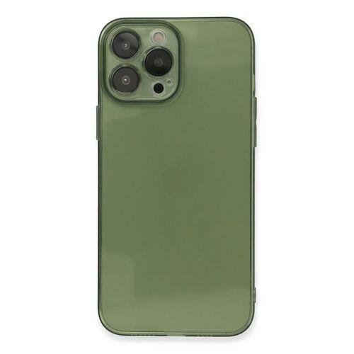 Newface iPhone 13 Pro Kılıf Fly Lens Silikon - Yeşil