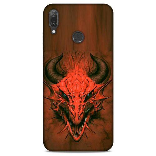 Huawei Y9 2019 Kılıf Dragons (14) Lansman Kılıf Kırmızı Boynuzlu Ejderha