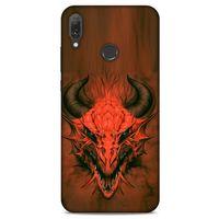 Huawei Y9 2019 Kılıf Dragons (14) Lansman Kılıf Kırmızı Boynuzlu Ejderha
