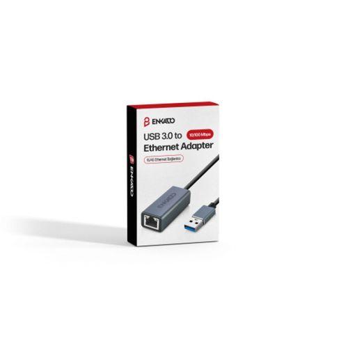 ENKADO EKD-TP44, USB to RJ45, Metal, Ethernet Kartı