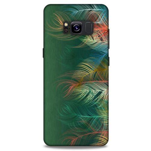 Samsung Galaxy S8 Kılıf Desenli Özel Seri Tüyler (31) TPU Kılıf
