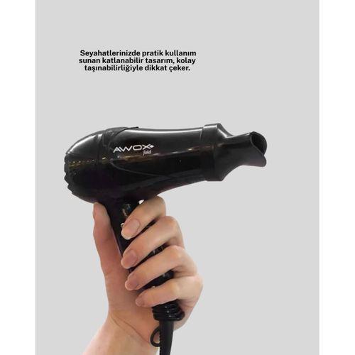 Katlanabilir Fön Makinesi Çift Isı Ve Hız Ayarlı