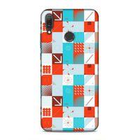 Huawei Y9 2019 Uyumlu Kılıf Insomnia (33) Hybrid Kılıf Turkuaz Kırmızı