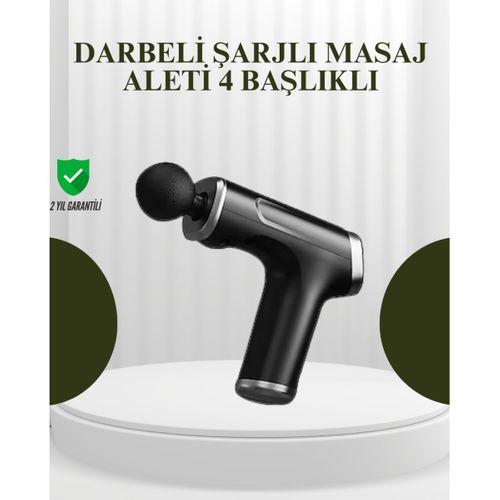USB Type-C Şarjlı Taşınabilir Masaj Tabancası