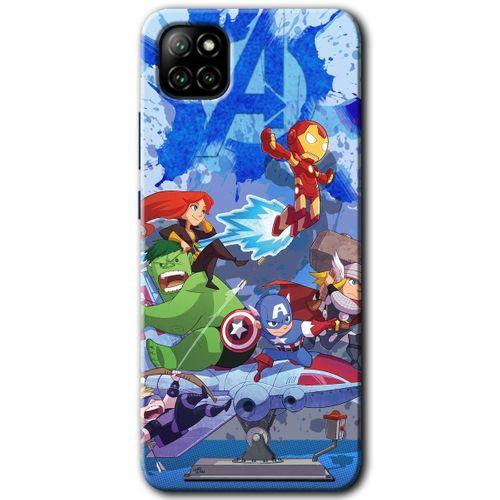 Casper Via E30 Kılıf HD Desen Baskılı Arka Kapak - Avengers Cartoon