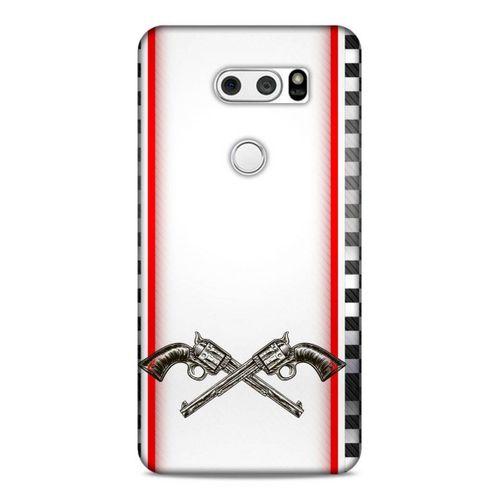 Lopard LG K50S Uyumlu Kılıf Tattoo's (28) Arka Kapak Tabanca Sövmesi