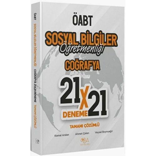 ÖABT Sosyal Bilgiler Coğrafya 21 x 21 Deneme CBA Akademi