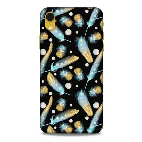 Apple iPhone XR Kılıf Desenli Özel Seri Tüyler (26) Tpu Silikon Kılıf